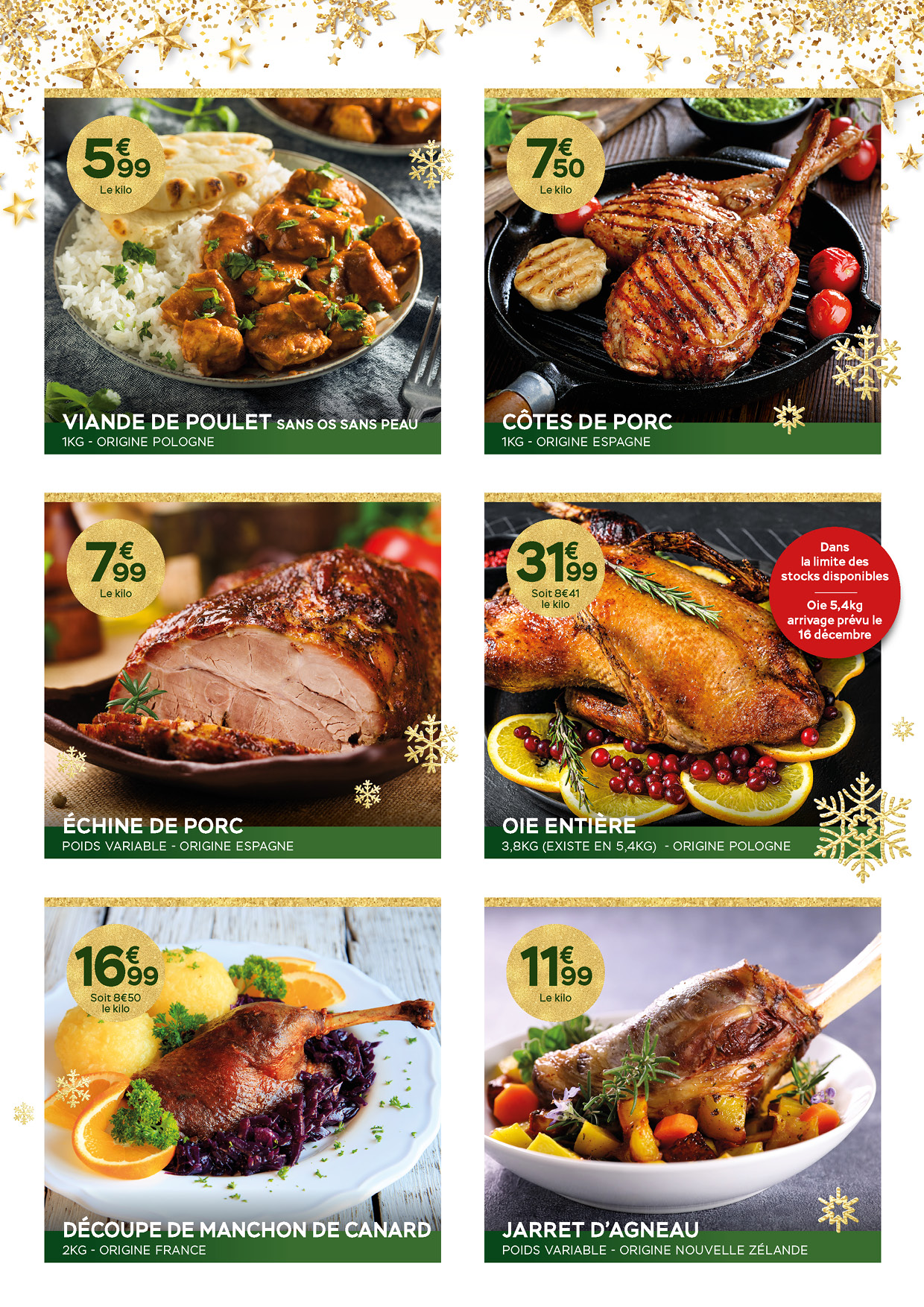 Catalogue des fêtes de fin d'année